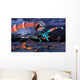 Sci-fi Scene Group Robotic Wall Decal