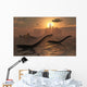 Plesiosaurs Co-existing alongside Ancient Wall Decal