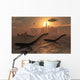 Plesiosaurs Co-existing alongside Ancient Wall Decal