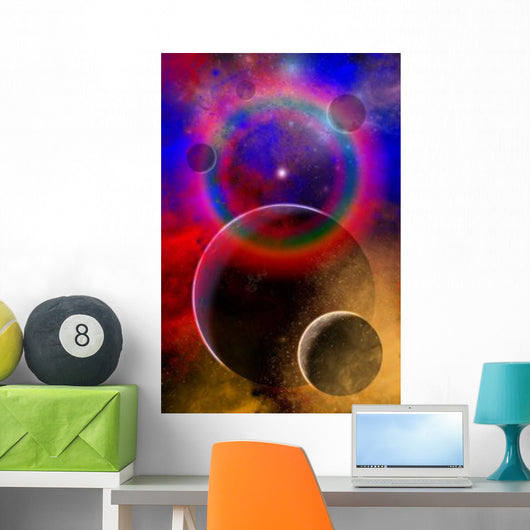 New Planets and Solar Wall Decal