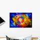 Vast Gaseous Nebula Illuminated Wall Decal