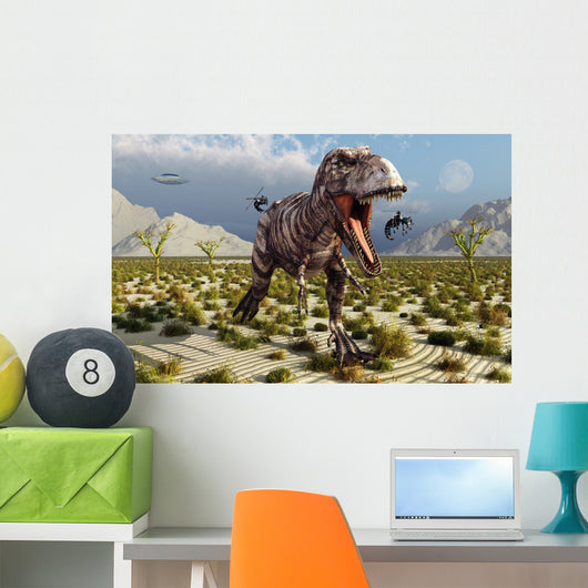 Insectoid Drones Attack Frustrated Wall Decal