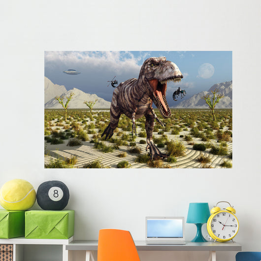 Insectoid Drones Attack Frustrated Wall Decal