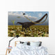 Insectoid Drones Attack Diplodocus Wall Decal