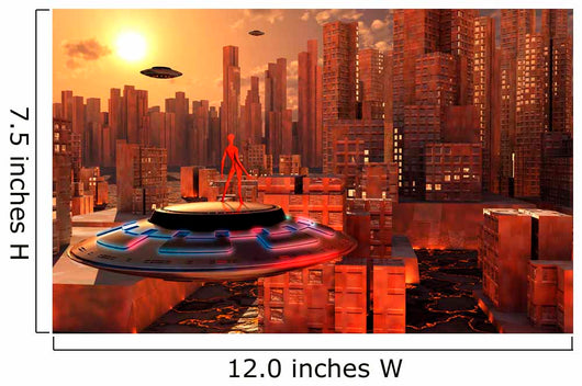 Alien Race Migrating from Wall Decal