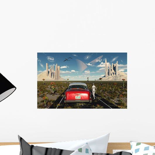 Chevrolet Car Highway to Wall Decal