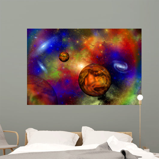 Distant Alien Solar System Wall Decal