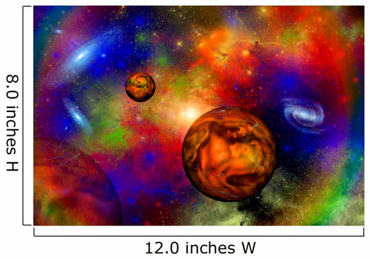 Distant Alien Solar System Wall Decal