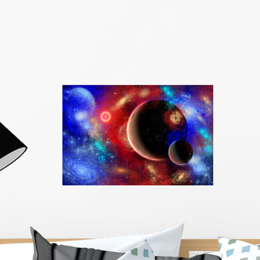 Distant Part Space Filled Wall Decal