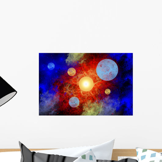 Formation New Planets Alien Wall Decal