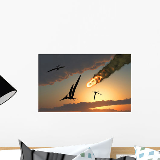 Pteranodons Flight Unaware Danger Wall Decal