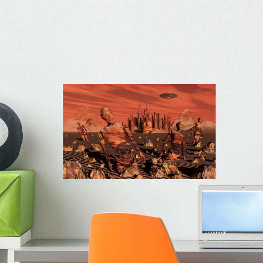 Abandoned Relics from Advanced Wall Decal