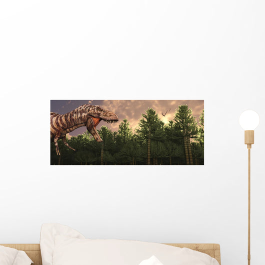 Profile Carnivorous Tyrannosaurus Rex Wall Decal