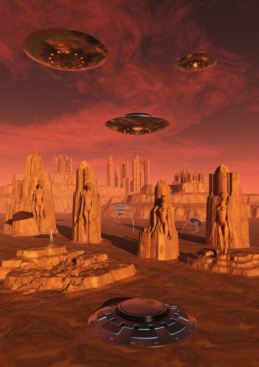 Members Planets Advanced Civilization Vertical Wall Decal