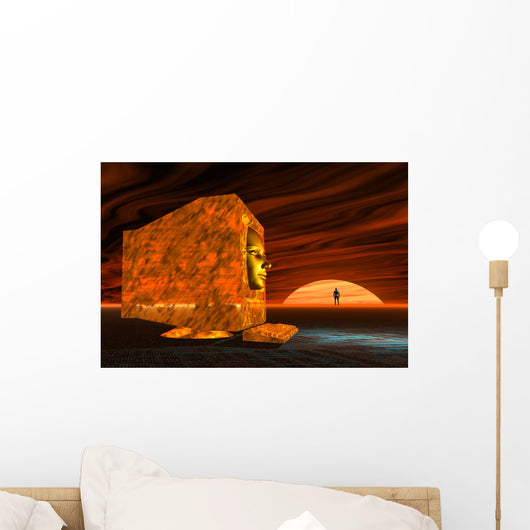 Face Modern Technology and Wall Decal