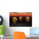 Central Computer Brain Interlinked Trio Wall Decal