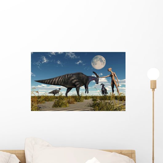 Reptoid Using Telepathy Wall Decal
