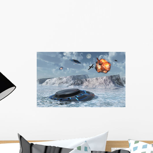Artist's Concept Operation High UFO Wall Decal