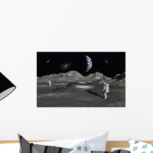 Apollo Astronauts Discover Ufo Wall Decal
