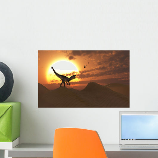 Carnivorous Allosaurus Calling out Wall Decal
