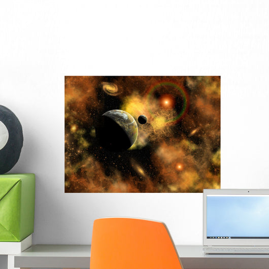 Nebulous Star System Distant Wall Decal