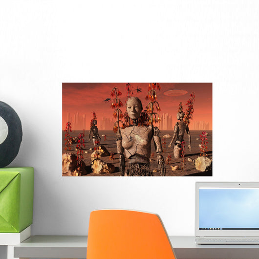 Remnants Advanced Martian Civilization Wall Decal