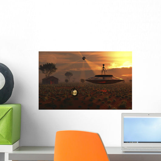 Secret Rural Landing Site Wall Decal