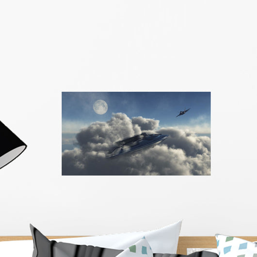 F-22 Raptor Jetfighter Chasing Wall Decal