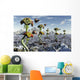 Futuristic Alien Plant Harvest Wall Decal