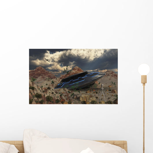 Artist Concept Roswell Incident 1 Wall Decal