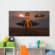 Menacing Looking Grey Alien Wall Decal
