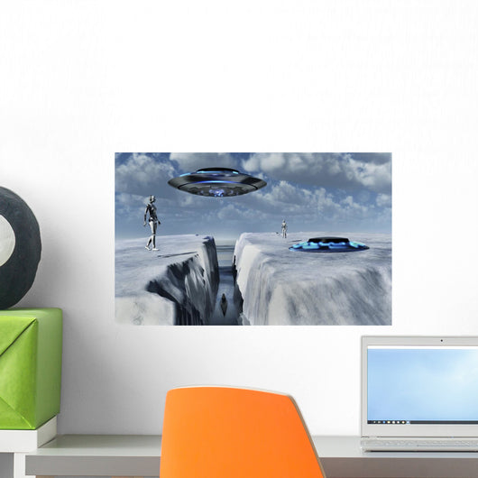 Alien Activity Antarctic Ridge Site Wall Decal