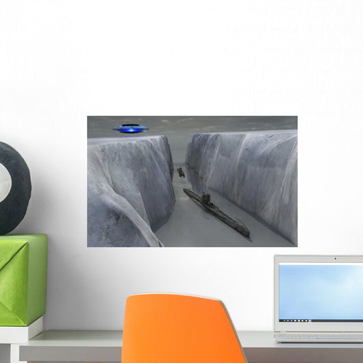 German U-boats and Ufo Wall Decal