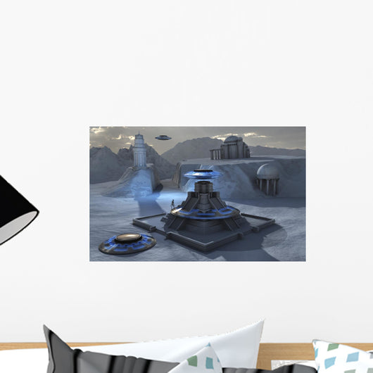 Alien Activity Antarctic Site Wall Decal