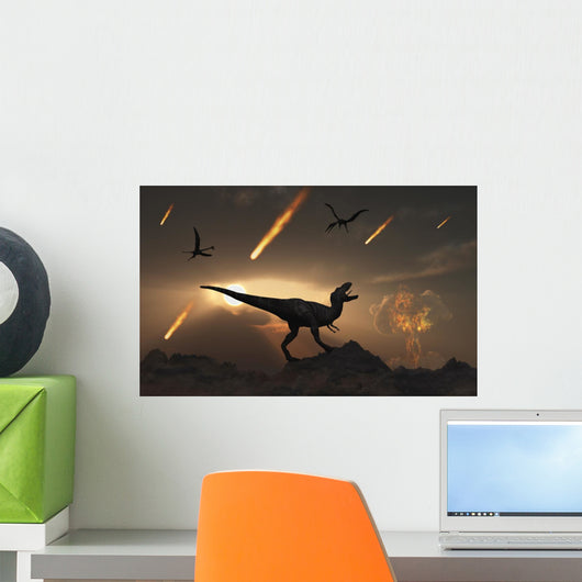 Last Days Dinosaurs during Wall Decal