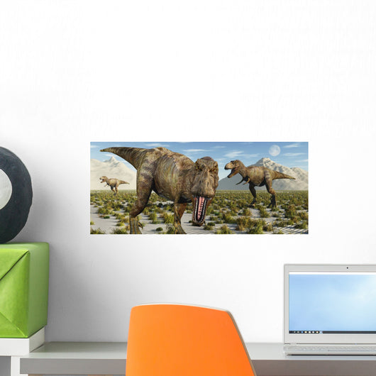 Pack Tyrannosaurus Rex Dinosaurs Close-up Wall Decal