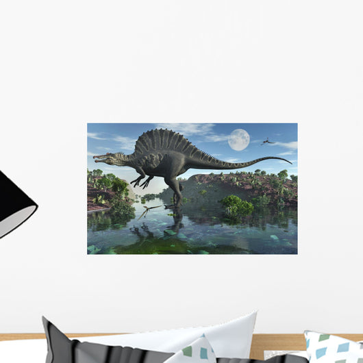 Carnivorous Spinosaurus during Earth's Wall Decal