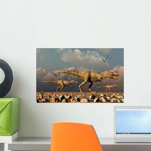 Pack Tyrannosaurus Rex Dinosaurs Wall Decal