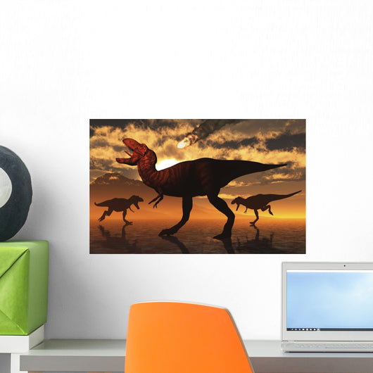 Pack T-rex Dinosaurs Witness Wall Decal