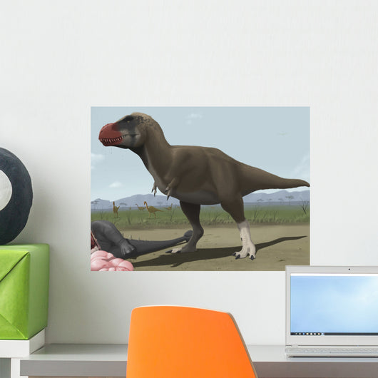 Tyrannosaurus Rex Feeding Carcass Wall Decal