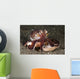 Coconut Octopus Carrying Clam Wall Decal