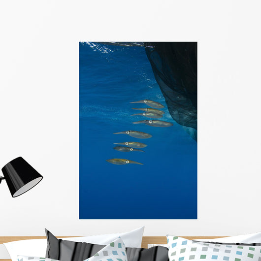 Group Squids Formation Vertical Wall Decal