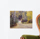 Birch Tree DriveFence & Road, Santa Fe, New Mexico 06 Wall Mural