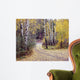 Birch Tree DriveFence & Road, Santa Fe, New Mexico 06 Wall Mural