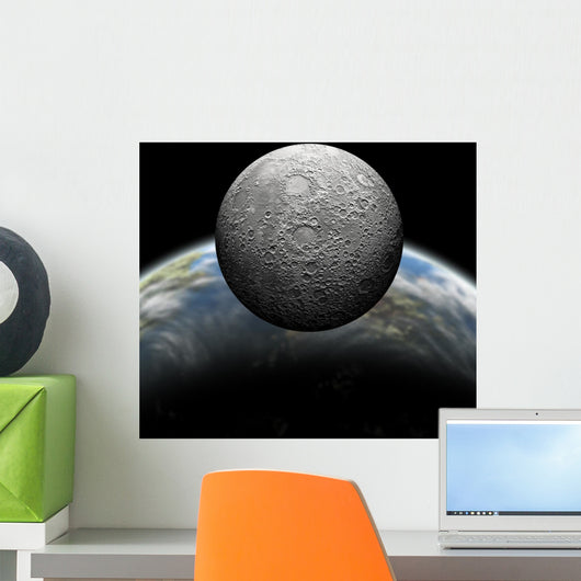Artist's Depiction Heavily Cratered Wall Decal