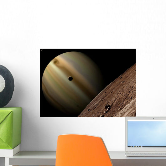 Artist's Depiction Gas Giant Distant Wall Decal