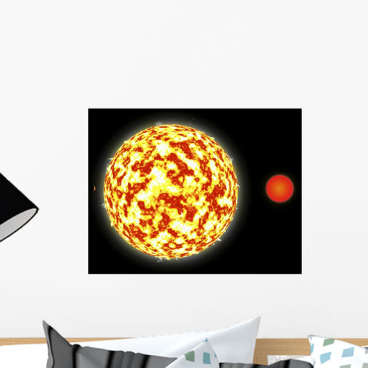 Artist's Depiction Binary Star Wall Decal
