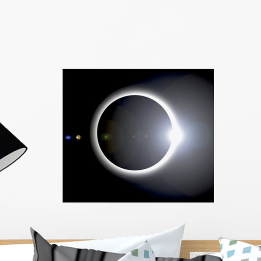 Artist's Depiction Solar Eclipse Wall Decal