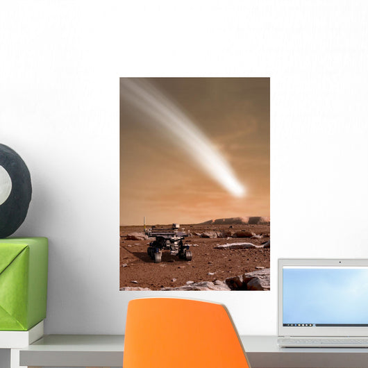 Artist's Depiction Pass Comet Vertical Wall Decal
