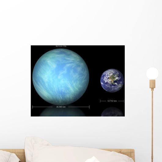 Artist's Depiction Difference Size Wall Decal